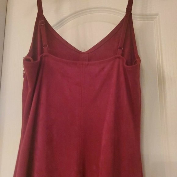 Chelsea & Violet Boho Faux Suede Maxi Dress XS - Picture 6 of 8